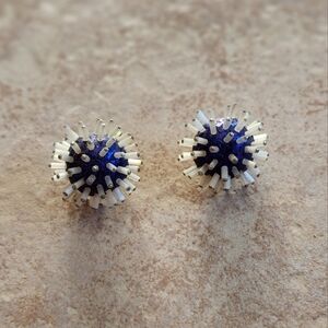 Atomic Starburst Sputnik Style Earrings